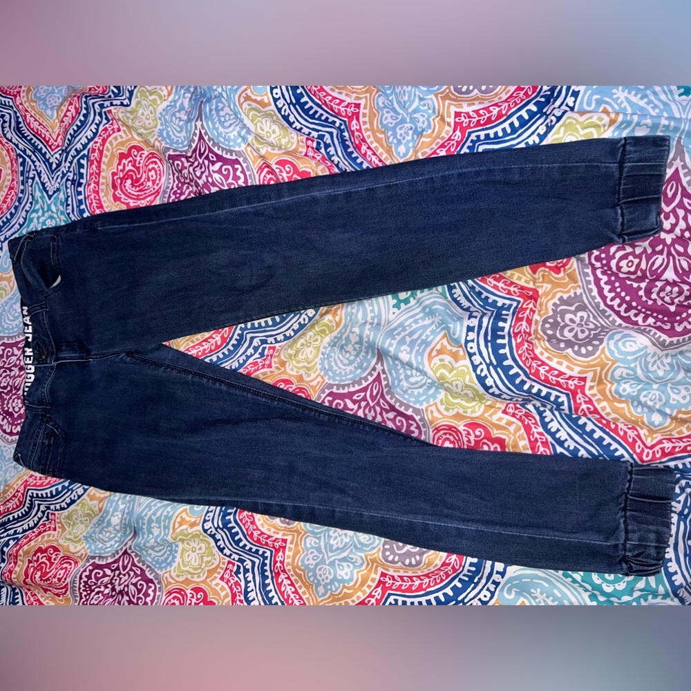 Women blue jeans